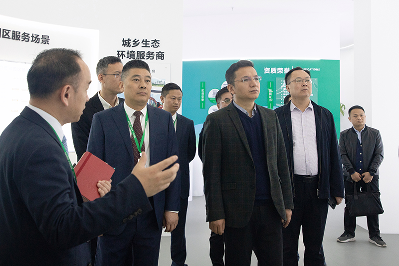 合肥市長(zhǎng)豐縣政府領(lǐng)導(dǎo)一行到格林生態(tài)調(diào)研指導(dǎo)工作